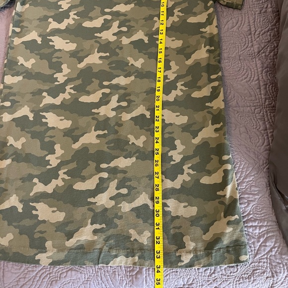 Old Navy Loose vintage camouflage y shirt dress Size M - Picture 5 of 6